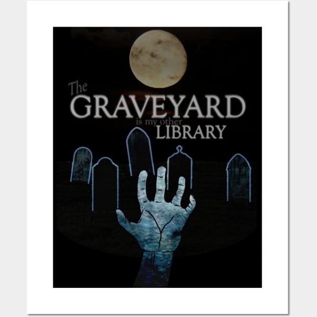 The Graveyard is my other Library Wall Art by ChristophZombie